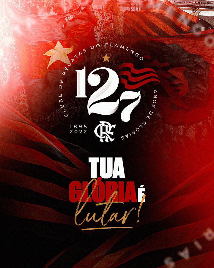 Flamengo completa 127 anos nesta terça Futebol em Foco