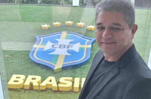 Humberto Lopes em visita à CBF (Foto: Reprodução/Instagram)