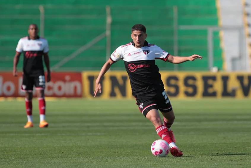 Pablo Maia durante a partida do último domingo, contra o Juventude