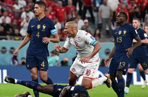 Khazri marcou o gol da vitória da Tunísia em cima da França. (Foto: Miguel Medina/ AFP)