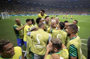 Richarlison marcou os gols da vitória do Brasil contra a Sérvia nesta quinta-feira (24) pela Copa do Mundo (Foto: Lucas Figueiredo/ CBF)