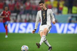 Havertz anotou dois gols na inútil vitória alemã, nesta quinta, no Qatar (Foto: GES/DFB)