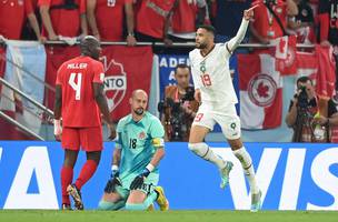 O atacante En-Nesyri marcou um dos gols de Marrocos contra o Canadá (Foto: Divulgação/FIFA)