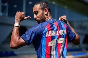 Pierre-Emerick Aubameyang (Foto: Divulgação / Barcelona FC)