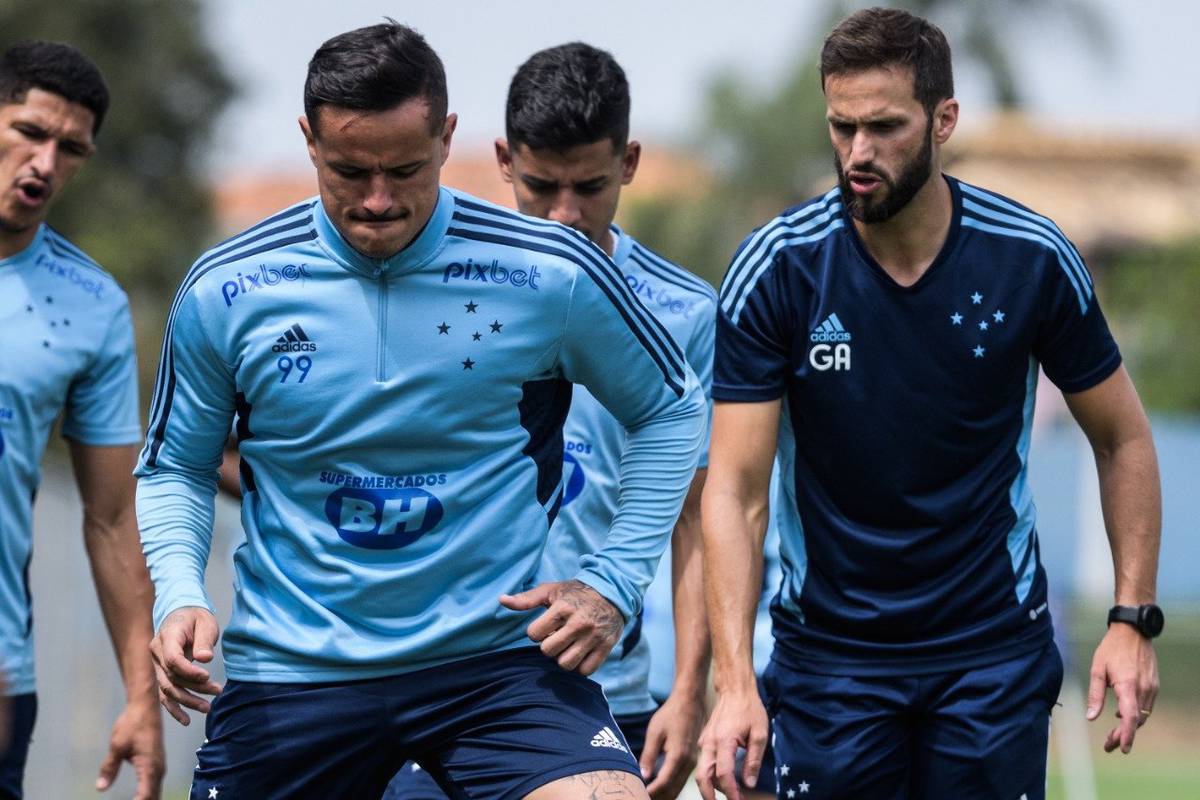 Cruzeiro em preparação para jogo contra o Vasco