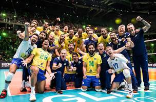 Seleção brasileira masculina de Vôlei (Foto: Divulgação / FIVB)