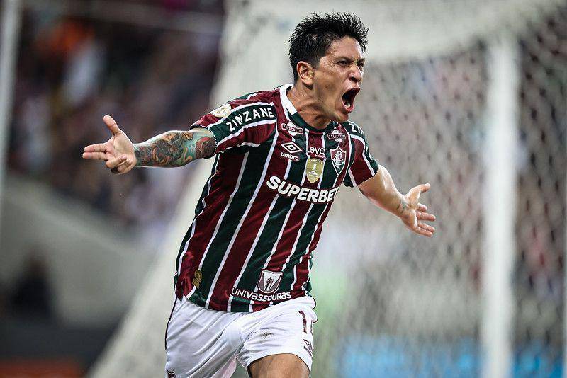 Cano marca o gol da vitoria do Fluminense MARCELO GONCALVES/ FLUMINENSE F.C.