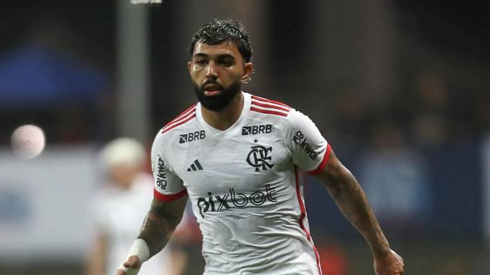 Gabigol e titular contra o Fluminense Reproducao/Flamengo