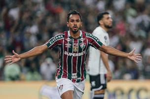 Lima comemora gol marcado em jogo do Fluminense (Foto: Lucas Mercon / Fluminense F.C.)