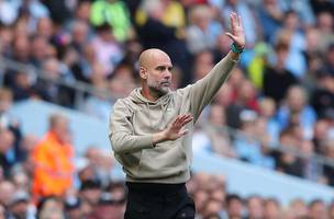 Pep Guardiola na segunda rodada da Premier League 24/25 (Foto: James Gill - Danehouse/Getty Images)