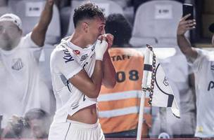 Pituca comemora gol do Santos contra o Ceara Raul Baretta / Santos FC (Foto:  Raul Baretta / Santos FC)