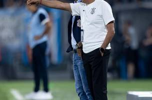 Ramon Diaz e Emiliano Diaz em derrota do Corinthians para o Racing (Foto: Rodrigo Coca / Ag.Corinthians)