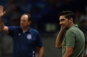 Treinador Abel Ferreira durante jogo contra o Bahia pela 34a rodada do Campeonato Brasileiro.  (Foto: Cesar Greco / Palmeiras) (Foto: (Foto: Cesar Greco / Palmeiras))