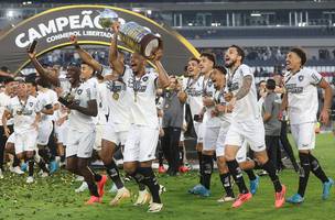 Botafogo campeao da Libertadores (Foto: Vitor Silva/Botafogo)