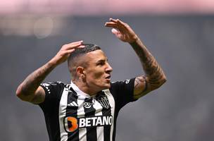 Corinthians notificou o Atletico Mineiro sobre o interesse da equipe pela contratacao do lateral-esquerdo Guilherme Arana. (Foto: Photo by Pedro Vilela/Getty Images)