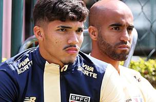 William Gomes e Lucas em treino do Sao Paulo (Foto: Sao Paulo FC)