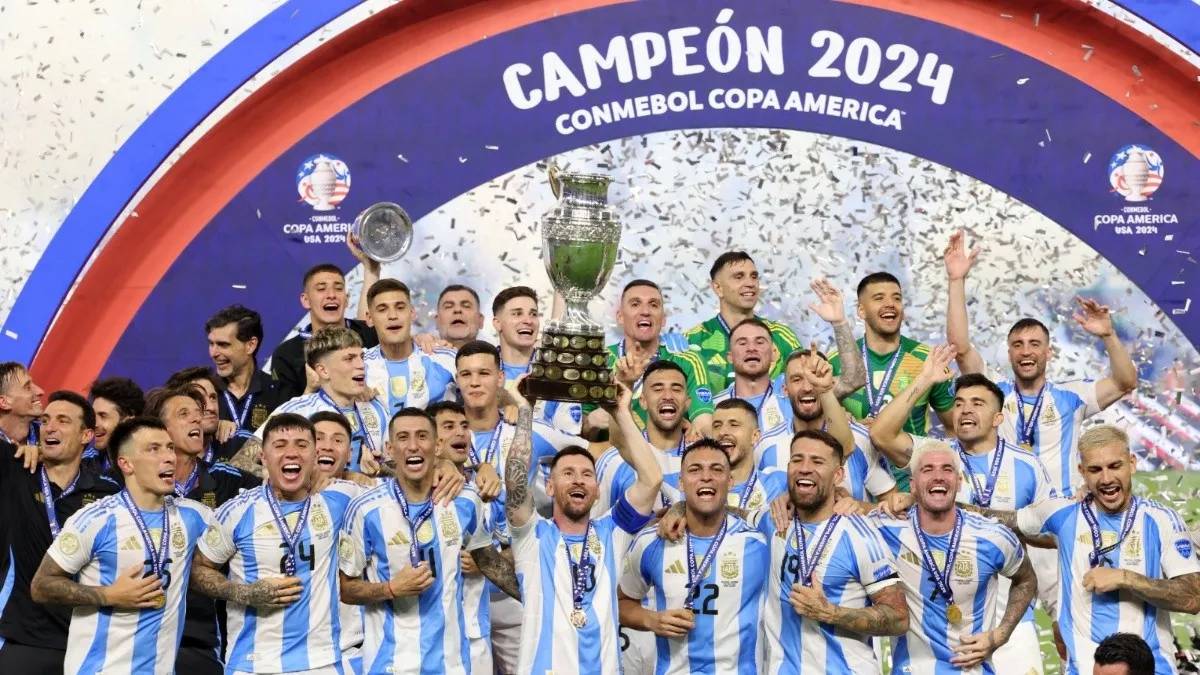 Argentina vence a Colômbia e conquista o 16º título de Copa América