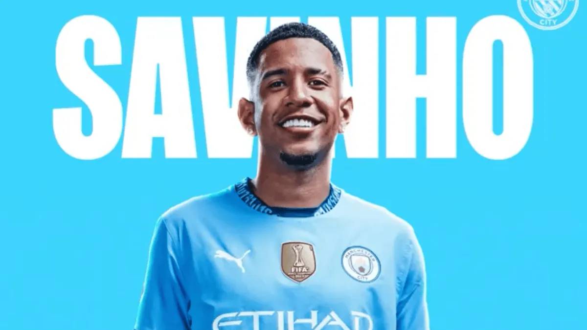 Manchester City anuncia a contratação do atacante Savinho