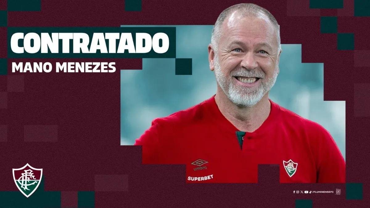 Mano Menezes é o novo treinador do Fluminense
