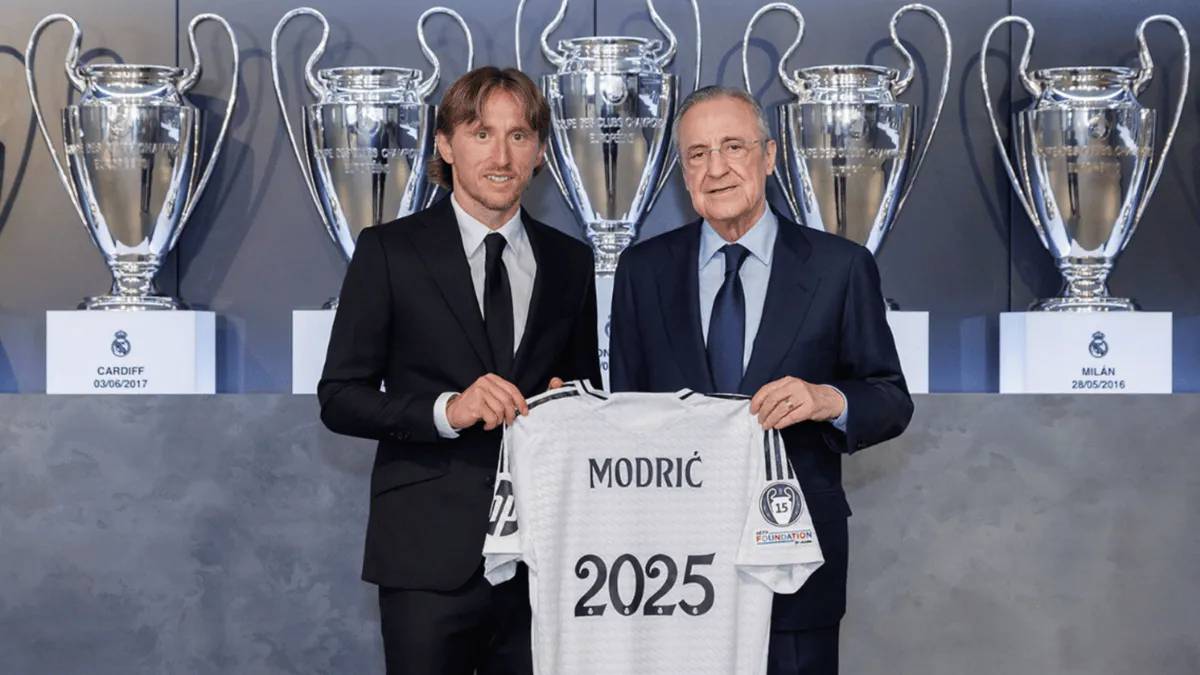 Real Madrid anuncia renovação de contrato com Luka Modric