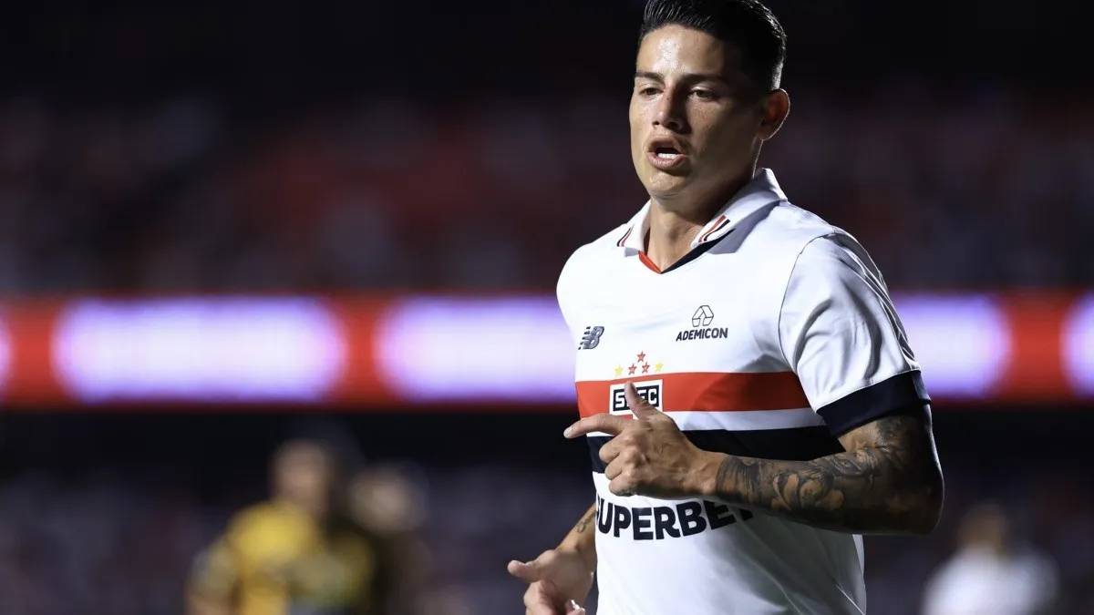 São Paulo e James Rodríguez estão negociando acordo de rescisão amigável