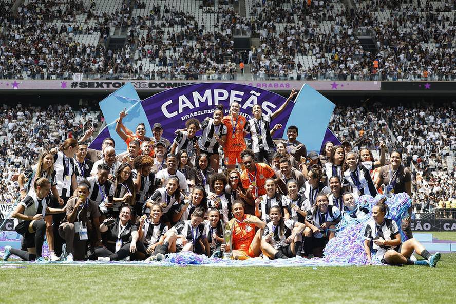 Em 2024, Corinthians venceu o Brasileirao Feminino A1 pela quinta vez