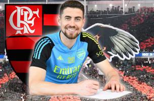 Flamengo consegue acerto salarial com meia Jorginho do Arsenal (Foto: Canal do Youtube Resenha Rubro Negra)