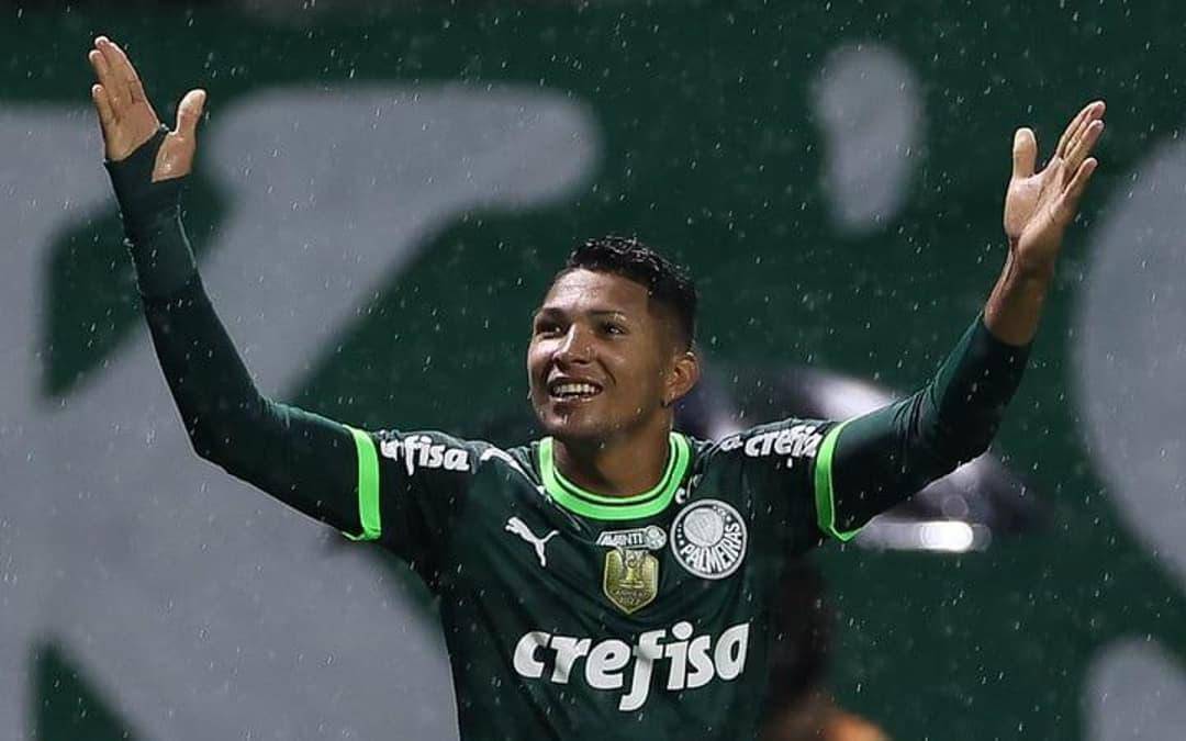 Rony, atacante do Palmeiras