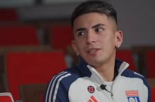 Thiago Almada e reforco do Lyon, da Franca (Foto: Reproducao/YouTube Olympique Lyonnais)