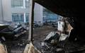 Centro de treinamento presidente George Helal, conhecido com Ninho do Urubu, e utilizado pela equipe de futebol do Flamengo. Foto da area destruida no centro de treinamento do Flamengo apos incendio. (Foto: Reginaldo Pimenta/RAW Image/Estadao Conteudo