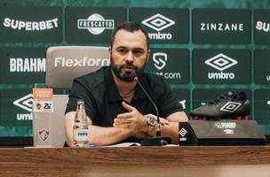 Mario Bittencourt e o presidente do Fluminense (Foto: Lucas Mercon / Fluminense)