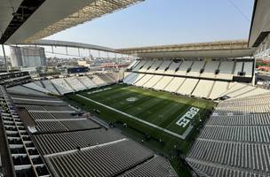 Neo Quimica Arena recebe evento da NFL em Sao Paulo - (Foto: Fernando Bueno e Vinicius Alves/ Agencia Corinthians)