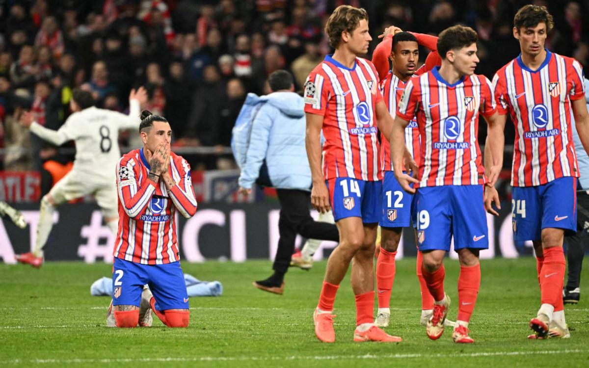 Atletico de Madrid foi eliminado pelo Real Madrid nas oitavas de final da Liga dos Campeoes