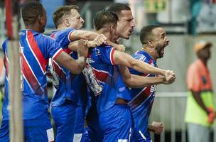 Bahia vence Vitoria por 2 a 0 no jogo de ida da final do Campeonato Baiano. (Foto: Rafael Rodrigues/Bahia)