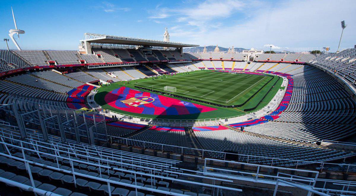 Estadio Lluis Companys, em Barcelona.