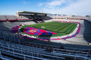 Estadio Lluis Companys, em Barcelona. (Foto: Divulgacao/ @FCBarcelona)