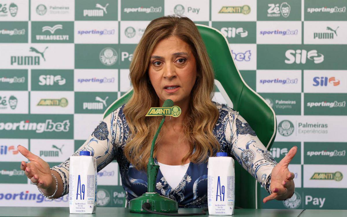 Leila Pereira e a presidente do Palmeiras