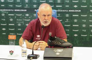 Mano Menezes em entrevista coletiva apos a final (Foto: Marcelo Goncalves/Fluminense)