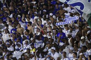 Torcida do Cruzeiro no classico contra o Atletico-MG. (Foto: Divulgacao/Cruzeiro)