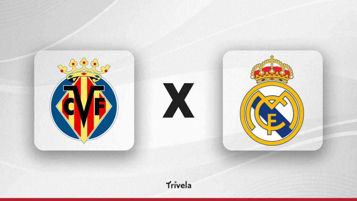 Villarreal e Real Madrid se enfrentam neste sabado (15): Onde assistir?