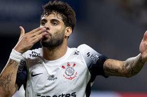 Yuri Alberto comemora o gol que marcou em Palmeiras 0 x 1 Corinthians pelo jogo de ida da final do Paulistao. (Foto: Divulgacao/Agencia Corinthians)